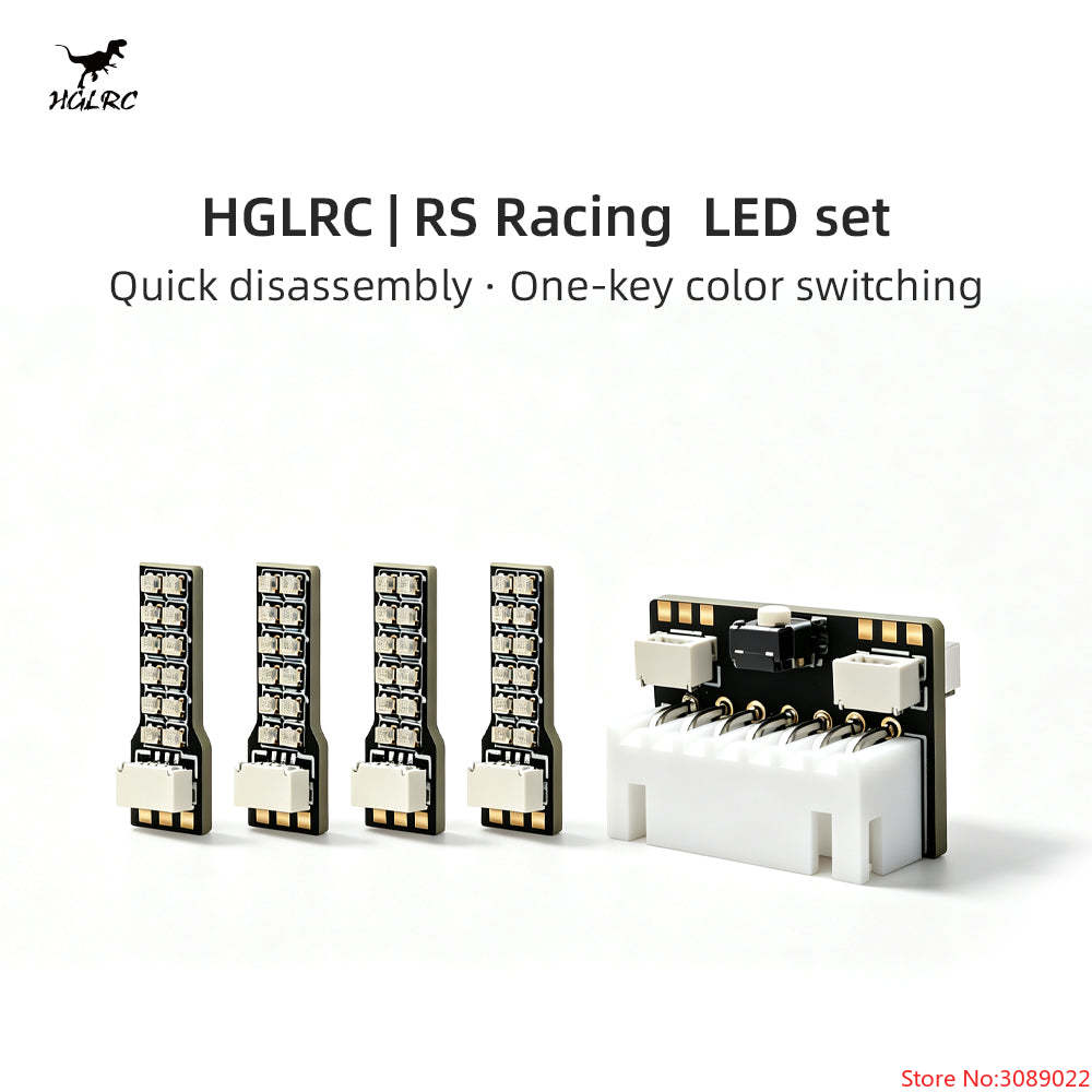 Drone Kit Plug And Play - HGLRC RS Racing LED 4 adet