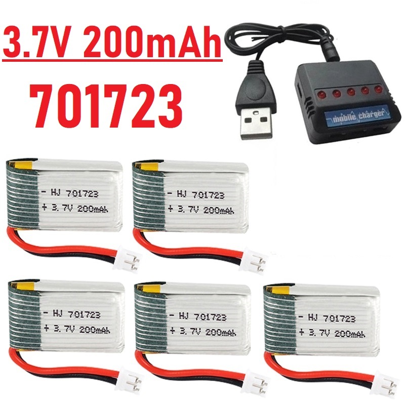 Eachine Drone E010 - Yükseltme 3.7V 200mAh pil şarj cihazı
