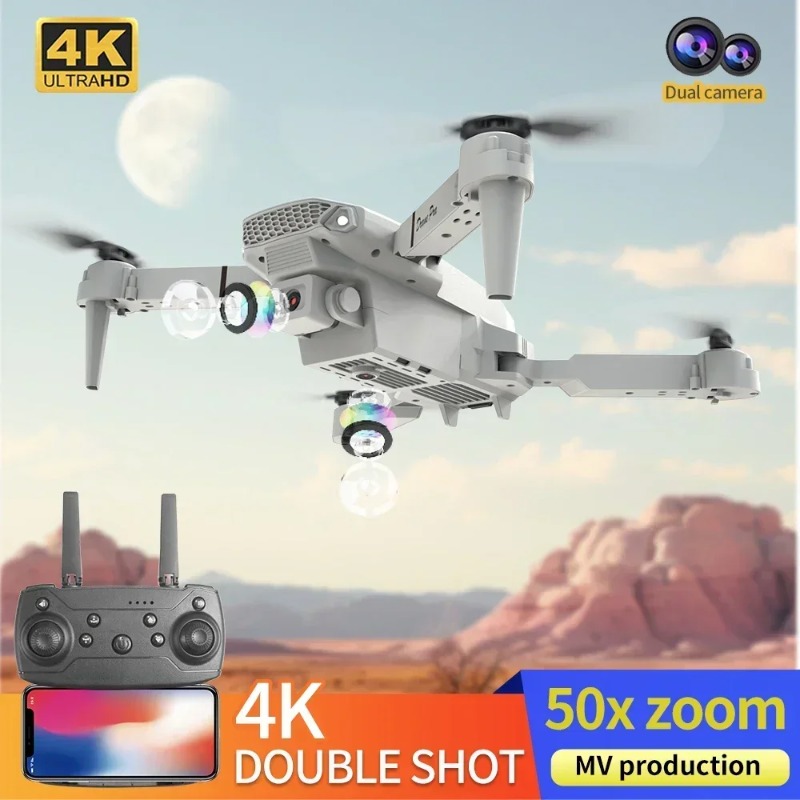 E88 Mini Drone 4K HD Kamera Wi - Drone Kit Tricopter incelemesi ve fiyatı