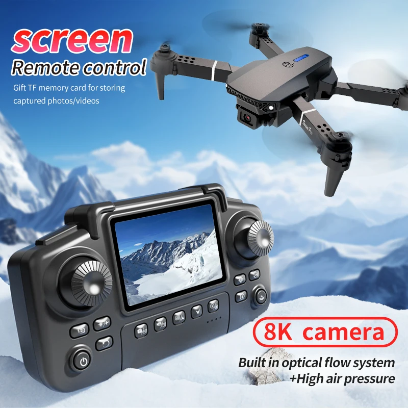 Profesyonel E88 PRO Drone, Ekr - Drone Kit Professional incelemesi ve fiyatı