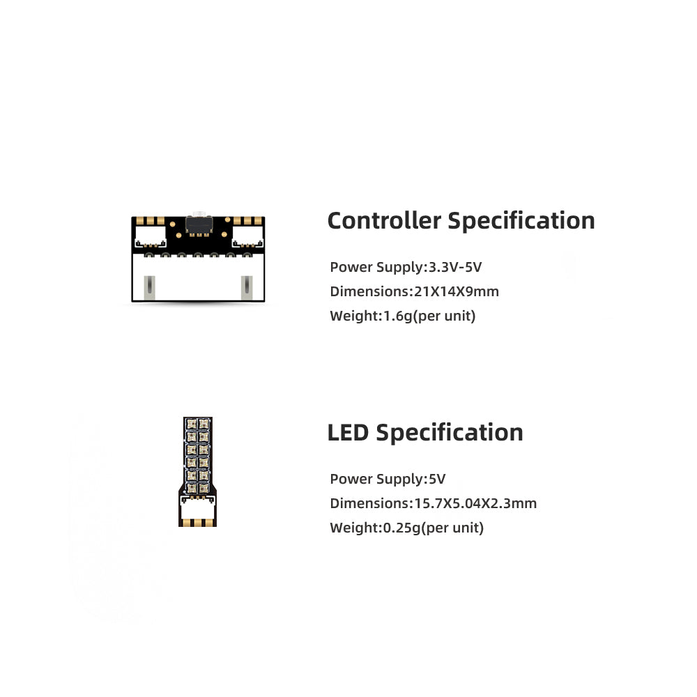HGLRC RS Racing LED 4 adet 281 - Drone Kit Plug And Play incelemesi ve fiyatı