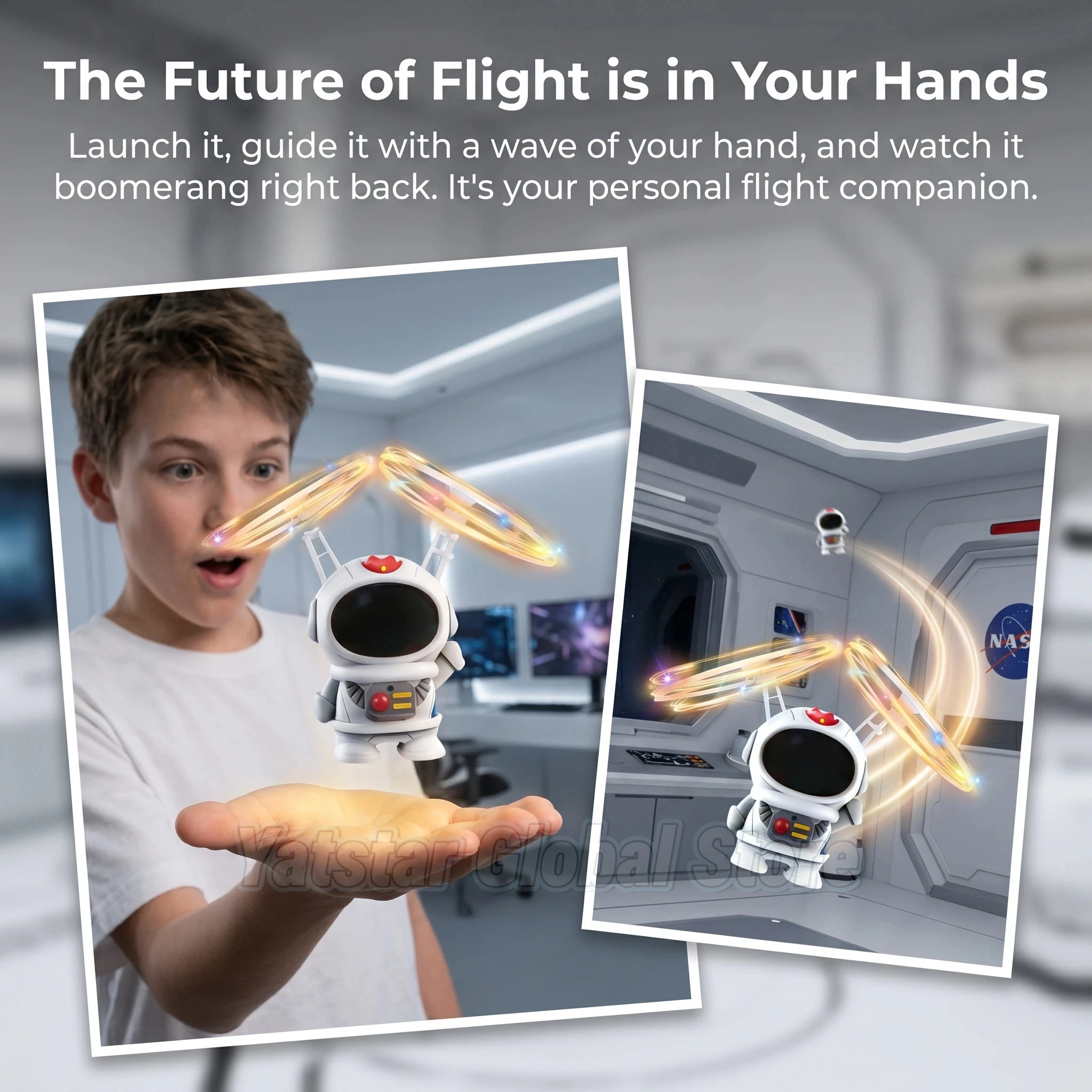 Yaratıcı Mini Astronot Drone U - Drone Kit Tricopter incelemesi ve fiyatı
